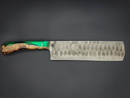 Scalloped Damascus Nakiri