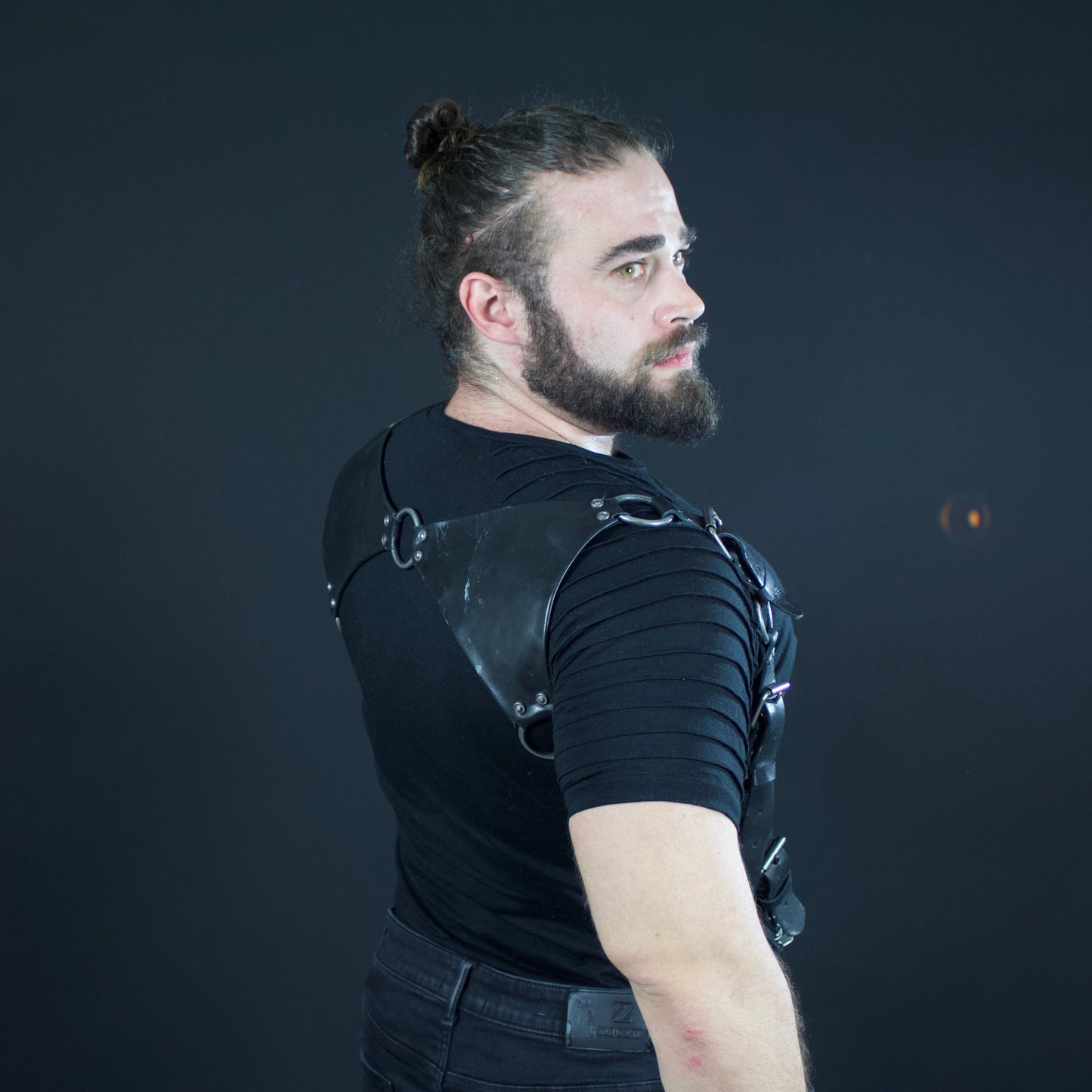 Black Leather Harness