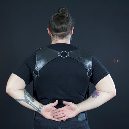 Black Leather Harness
